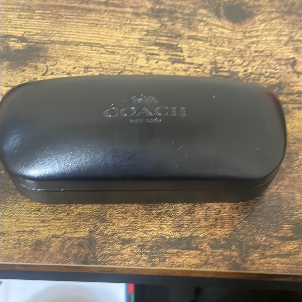 Coach Black Eyeglass Case